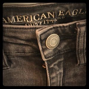 American Eagle Outfitters high rise stretch jeans